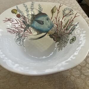 Michel Design Works Melamine Serveware Large Serving Bowl Sea Life SWBL271